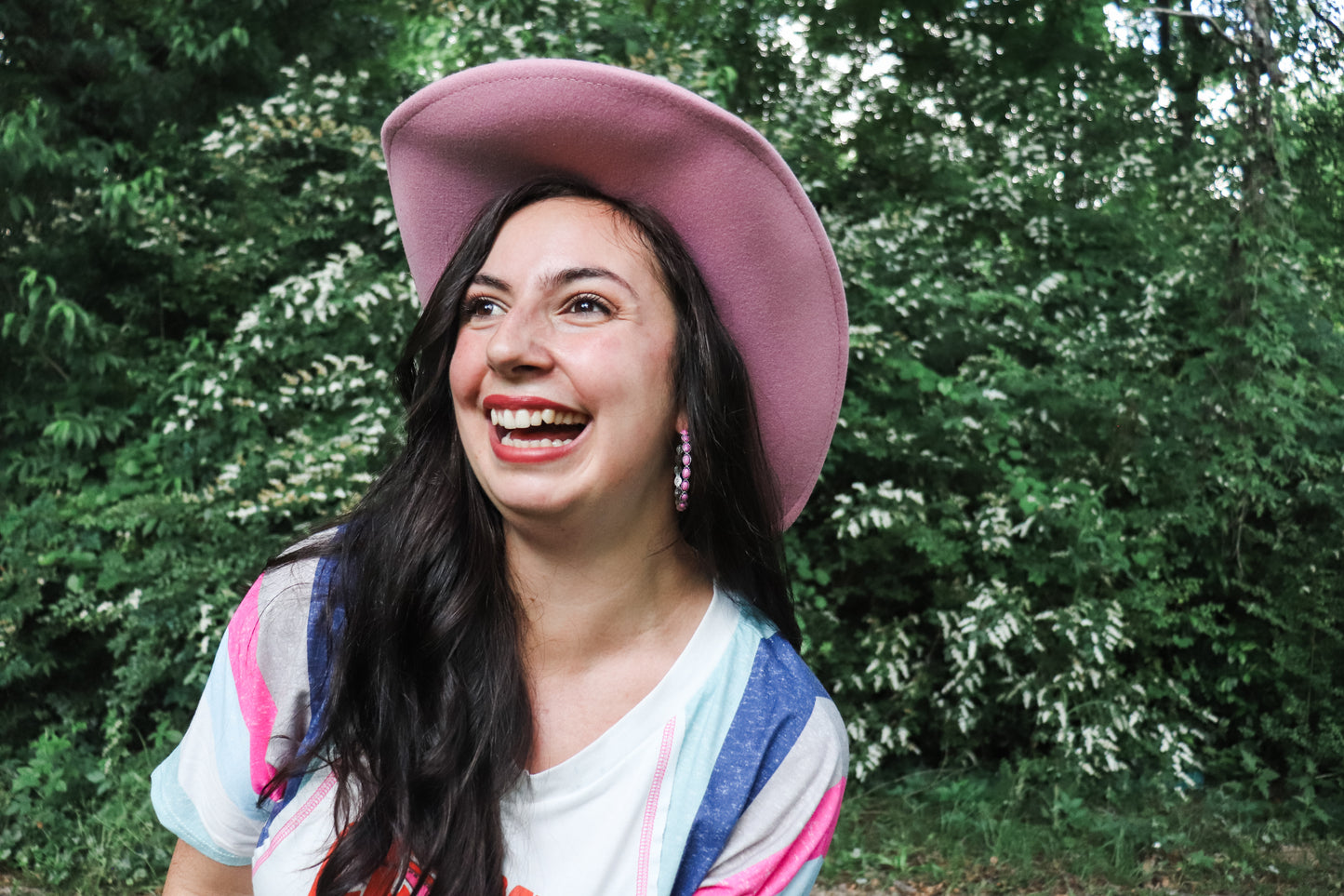 Fame Western Cutie Cowboy Hat in Pink