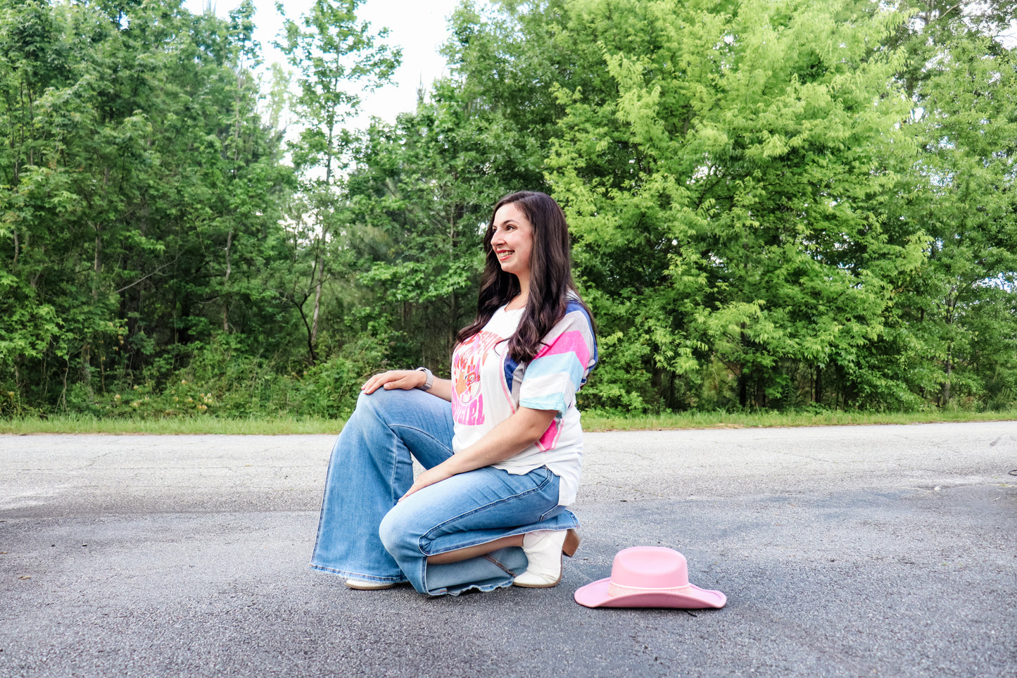 Fame Western Cutie Cowboy Hat in Pink