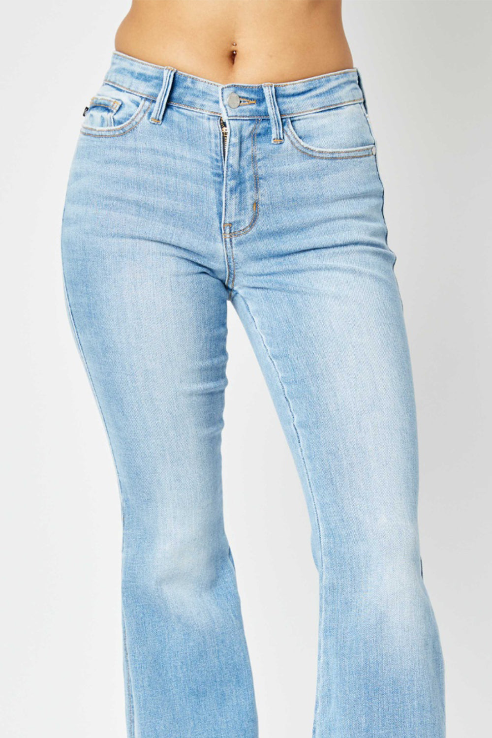 Judy Blue Slit Flare Jeans